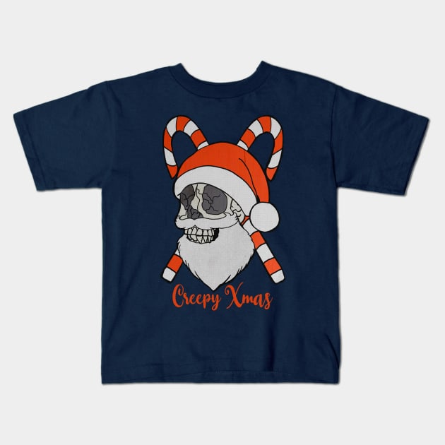 Creepy Christmas Kids T-Shirt by miskel